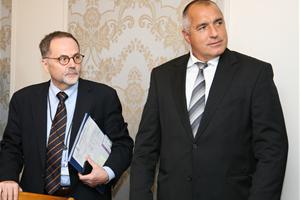 Премиерът Бойко Борисов и шефът на ОЛАФ Франц-Херман Брюнер | фото: Government Information Service