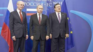 Herman Van Rompuy, Vladimir Putin, Jose Manuel Barroso