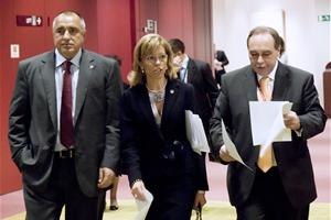 The Bulgarian prime minister Boyko Borisov with the foreign minister Rumyana Zheleva | photo: Consilium