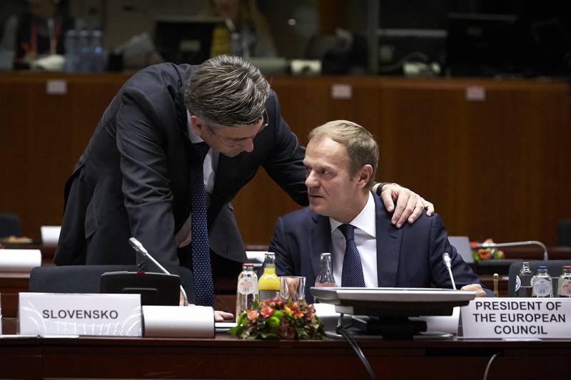 Andrej Plenkovic, Donald Tusk | © Council of the EU