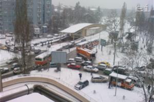Снегът в София отново беше изненада за властите | фото: a reader of www.euinside.eu