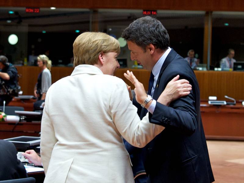 Angela Merkel, Matteo Renzi | © Council of the EU Angela Merkel, Matteo Renzi | © Council of the EU