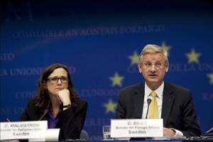 The Swedish foreign minister Carl Bildt | photo: Swedish Presidency