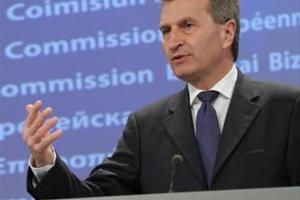 Еврокомисарят по енергетиката Гюнтер Йотингер | фото: European Commission- Audiovisual Service