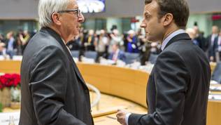 Jean-Claude Juncker, Emmanuel Macron