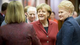 Mogherini, Merkel, Grybauskaite