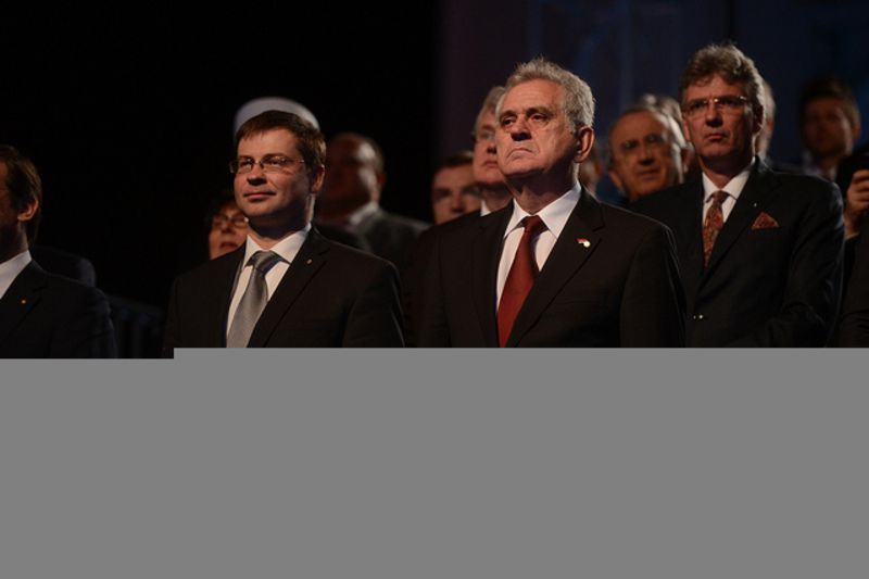 Valdis Dombrovskis, Tomislav Nikolic | © Vlada RH