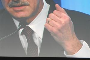 The Greek prime minister George Papandreou in Davos | photo: WEF Davos 2010
