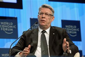 The Latvian president Valdis Zatlers in Davos | photo: WEF Davos 2010