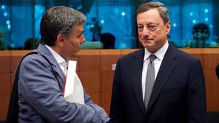 Euclid Tsakalotos, Mario Draghi
