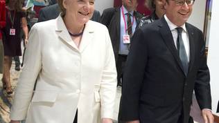 Ангела Меркел, Франсоа Оланд