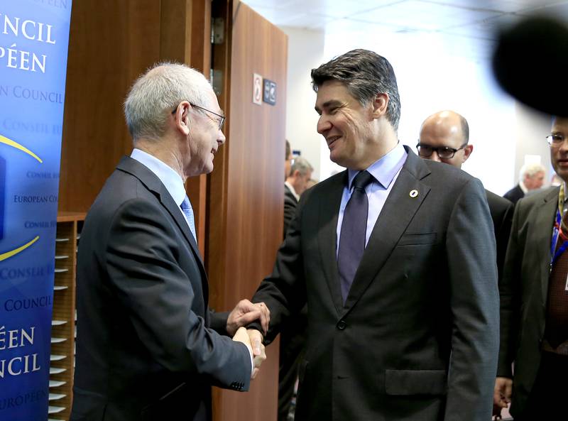 Herman Van Rompuy, Zoran Milanovic | © Council of the EU Herman Van Rompuy, Zoran Milanovic | © Council of the EU