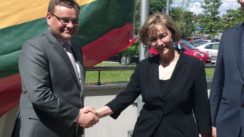 Vyldas Gedvilas, Vesna Pusic | © euinside Vyldas Gedvilas, Vesna Pusic | © euinside