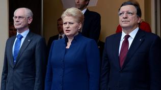 Herman Van Rompuy, Dalia Grybauskaite, Jose Manuel Barroso
