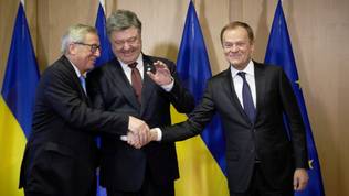 Juncker, Poroshenko, Tusk