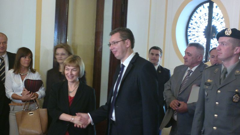 Vesna Pusic, Alexander Vucic | © euinside