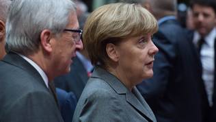 Jean-Claude Juncker, Angela Merkel