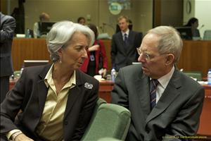 Finance Ministers of France and Germany Christine Lagarde and Wolfgang Schäuble | photo: The Council of the European Union