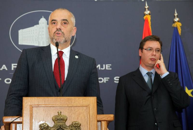 Edi Rama, Alexander Vucic | © Government of Serbia