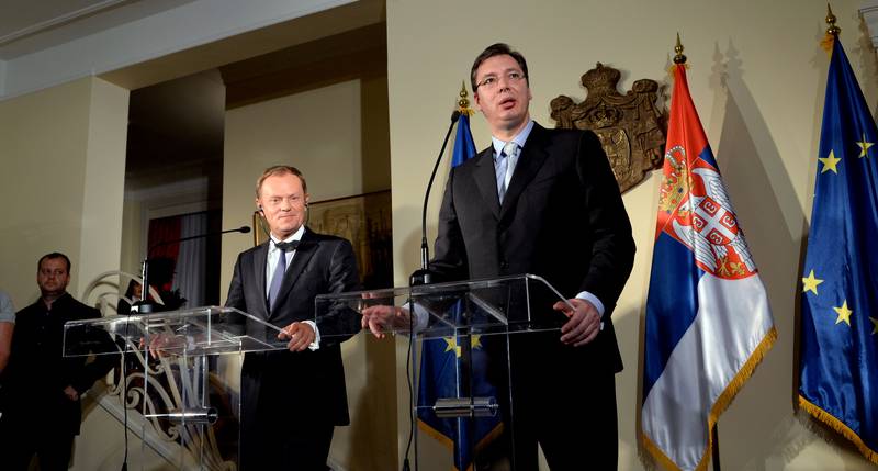 Donald Tusk, Alksandar Vucic | © Council of the EU