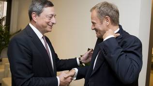Mario Draghi, Donald Tusk