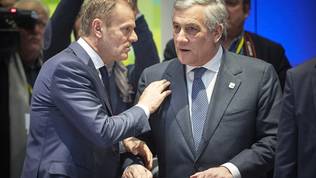 Donald Tusk, Antonio Tajani