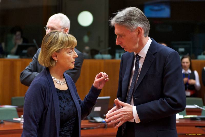 Vesna Pusic, Philip Hammond | © Council of the EU