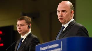 Valdis Dombrovskis, Pierre Moscovici