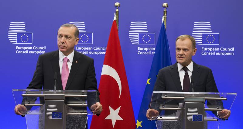 Recep Tayyip Erdoğan, Donald Tusk | © Council of the EU Recep Tayyip Erdoğan, Donald Tusk | © Council of the EU