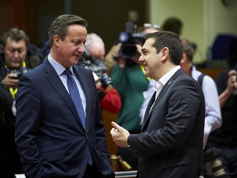 David Cameron, Alexis Tsipras | © Council of the EU