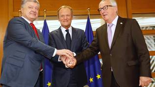 Poroshenko, Tusk, Juncker