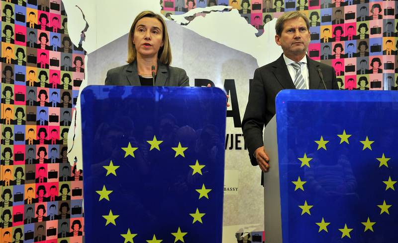 Federica Mogherini, Johannes Hahn | © European Commission