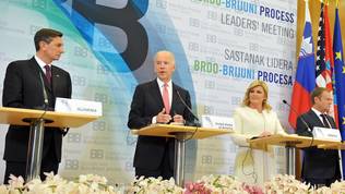 Borut Pahor, Joe Biden, Kolinda Grabar-Kitarovic, Donald Tusk