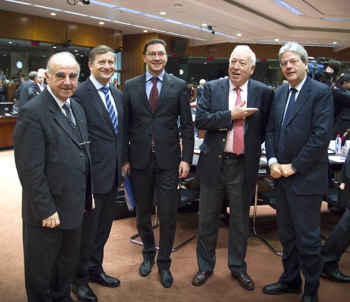 Даниел Митов и колеги в СВО | © Council of the EU
