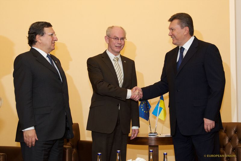 Jose Manuel Barroso, Herman Van Rompuy, Viktor Yanukovych | © Council of the EU